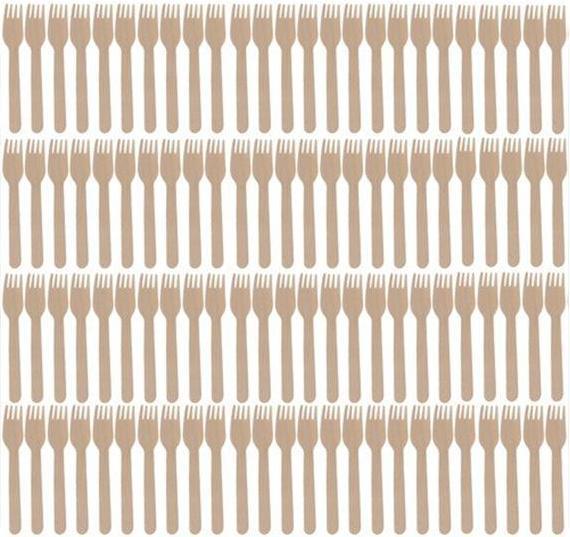 Image du produit Ruhhy Fourchettes en bois - 100 pcs ruhy 20697 (100 x)