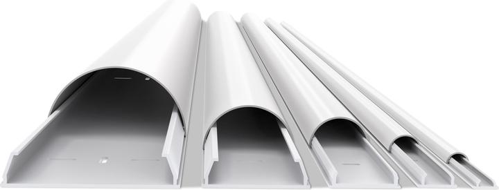 Produktbild Multibrackets MB Kabelkanal 50x1600, Alu, weiss/1387 (Kabelkanal, 160 cm)