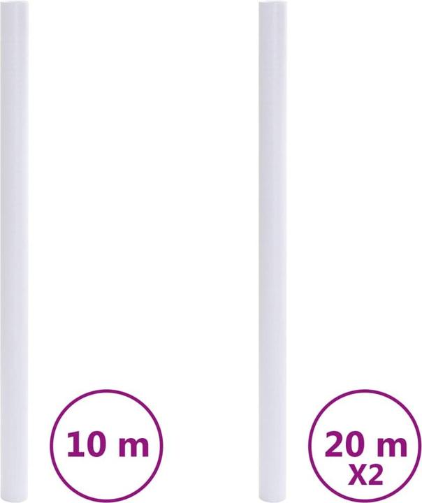 Produktbild VidaXL Fensterfolien Matt Streifen-Design PVC (45 x 1000 cm)