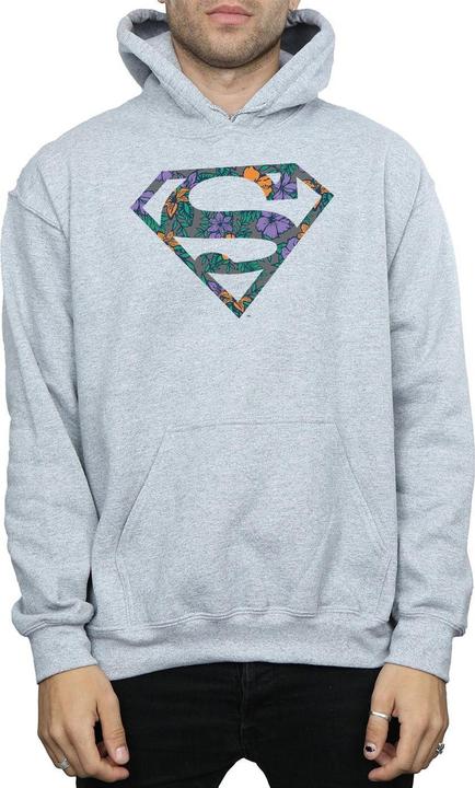 Immagine prodotto Superman Floral Logo 1 Felpa con Cappuccio Uomo (M)
