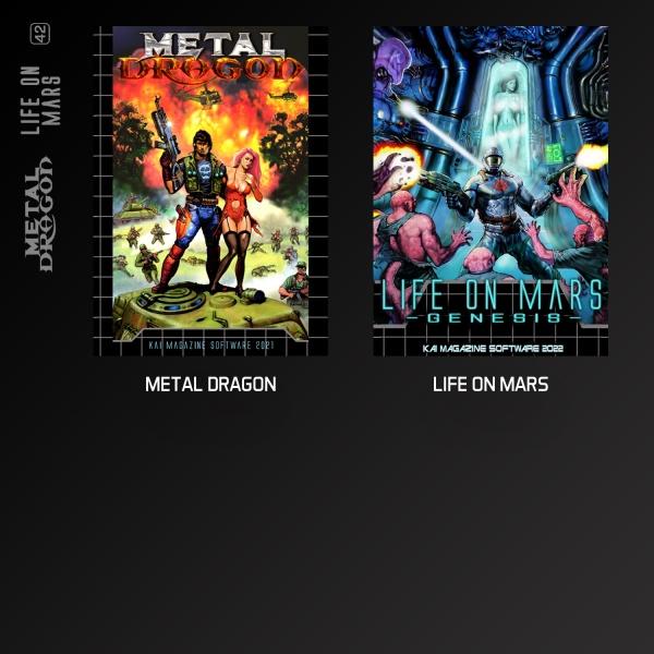Produktbild Blaze Evercade Metal Dragon/Life on Mars Cartridge (DE)