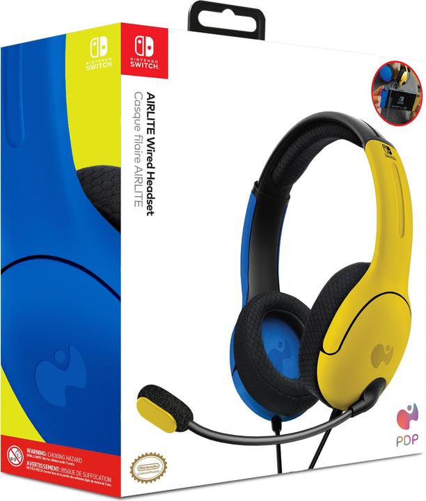 Produktbild PDP Headset Stereo LVL40 /Blau für Nintendo Switch (Kabelgebunden)