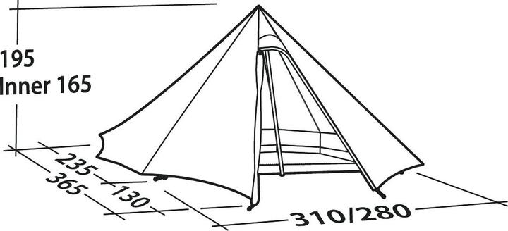 Produktbild Robens Green Cone TP (5.90 kg, 4 Personen)