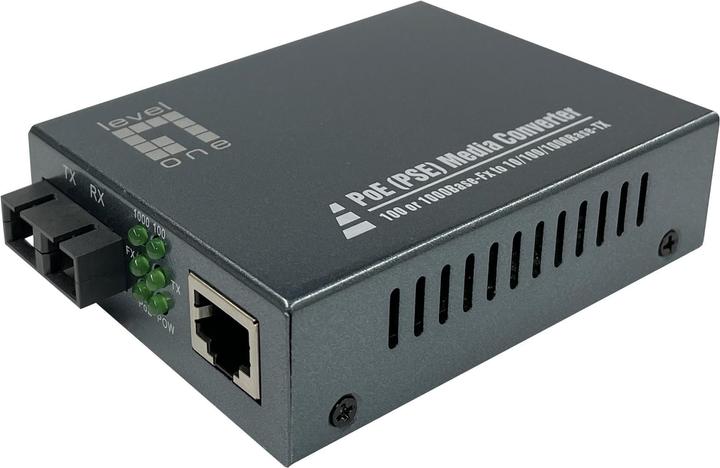 Produktbild LevelOne Konverter GVT-2013 10/100/1000T>RJ45 to PSE (Media Konverter)