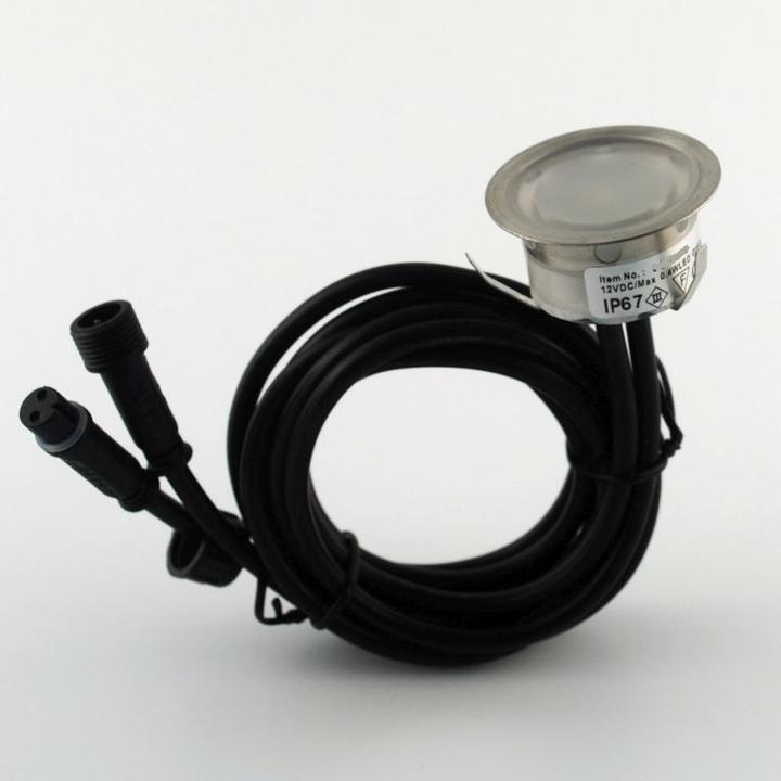 Actual product image Synergy 21 ARGOS round recessed floor spotlight minimax IP67 ww V2