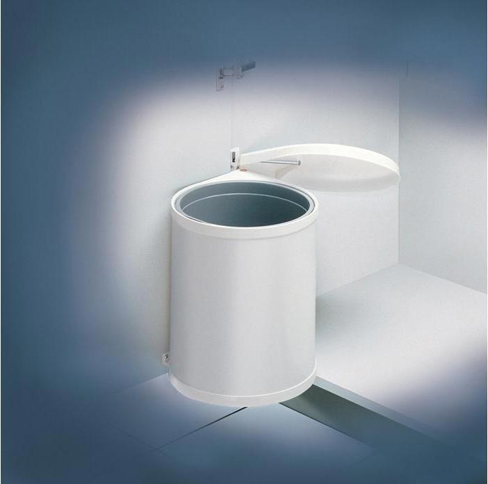 Produktbild Hailo Compact-Box M, Einbau-Mülleimer, 15 ltr, Weiss (15 l)