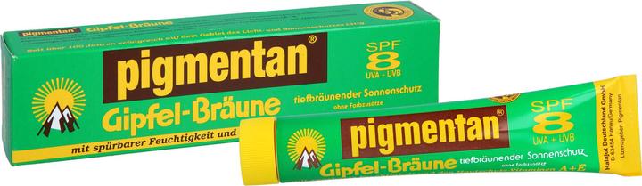 Produktbild Pigmentan Gipfel-Bräune SPF 8 Sonnenschutzcreme, 50 ml Creme (Sonnencreme, Bis SPF 10, 50 ml)