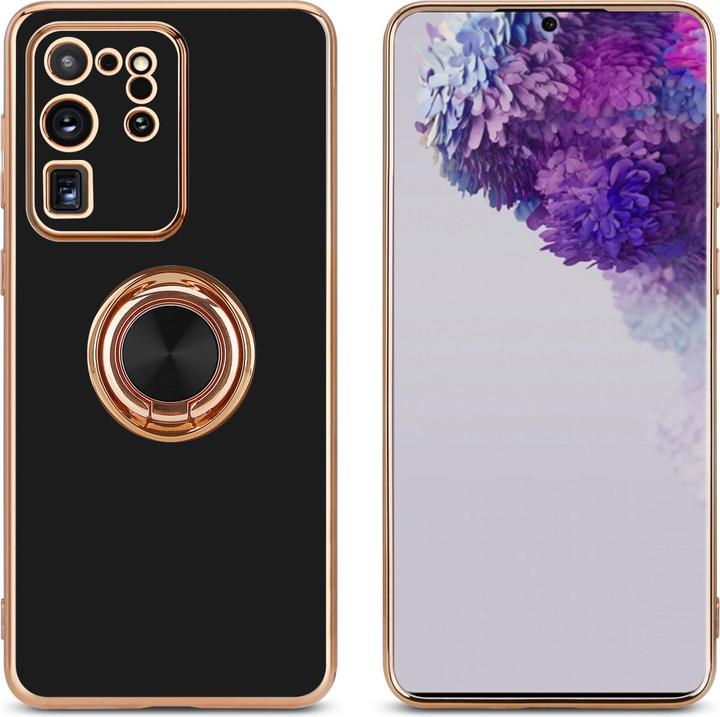 Immagine prodotto Cadorabo Custodia per Samsung Galaxy S20 ULTRA in TPU con protezione per la fotocamera e anello Stile LM089 (Samsung Galaxy S20 Ultra)