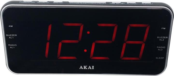 Image du produit Akai Professional ACR-3899 Horloge radio numérique noire