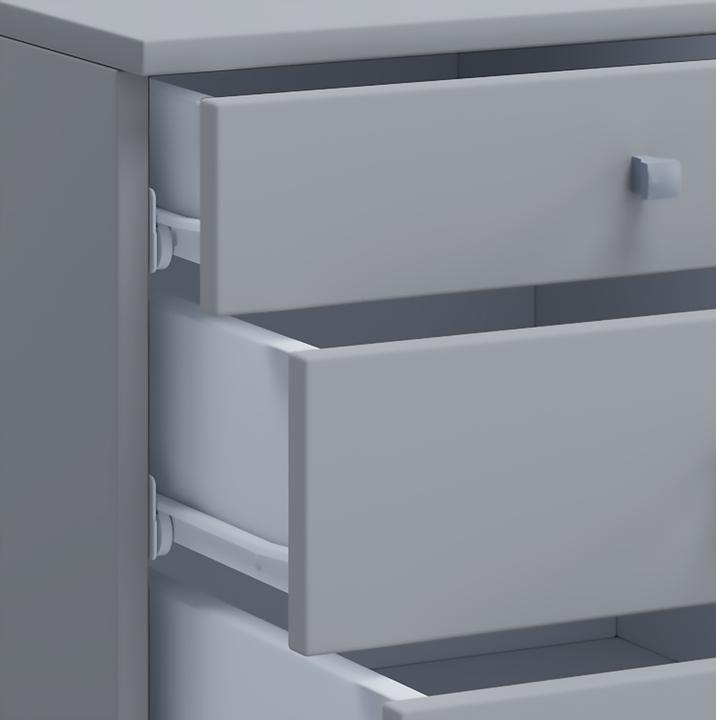 Produktbild VCM Holz Büroschrank Rollcontainer Lona mit Schublade (42 x 80 cm)