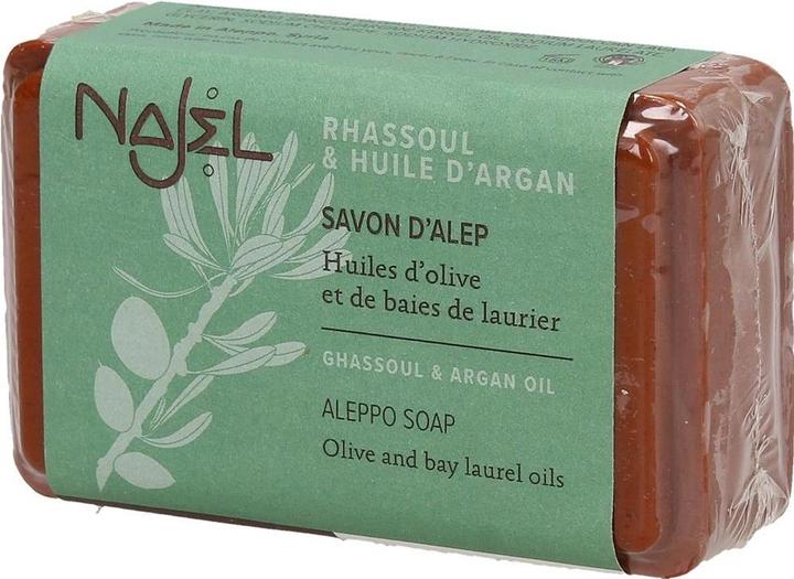 Produktbild Najel Savon Alep Rhassoul et Argan (Hartseife)