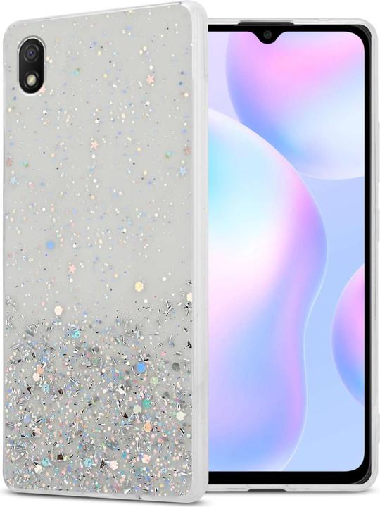 Produktbild Cadorabo TPU Hülle für Xiaomi RedMi 9A / RedMi 9AT mit Glitzer (Xiaomi Redmi 9AT, Xiaomi Redmi 9A)