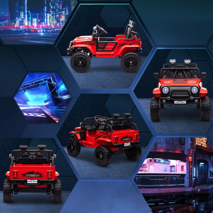 Image du produit Aiyaplay Elektro Kinderauto Kunststoff, Metall Rot (12 V)