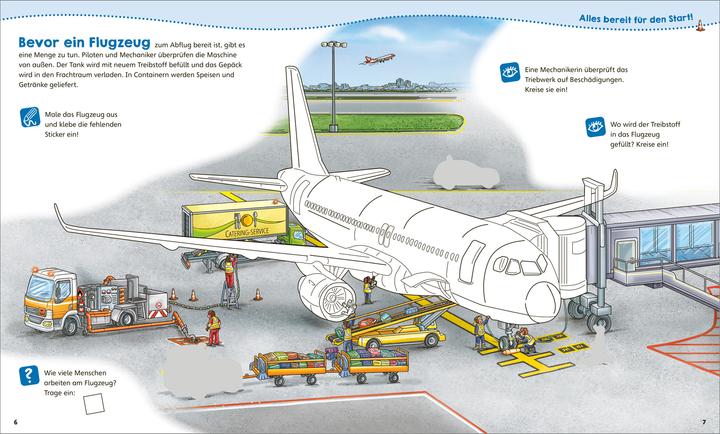 Actual product image Tessloff WAS IST WAS Junior hands-on booklet Airport and aeroplanes