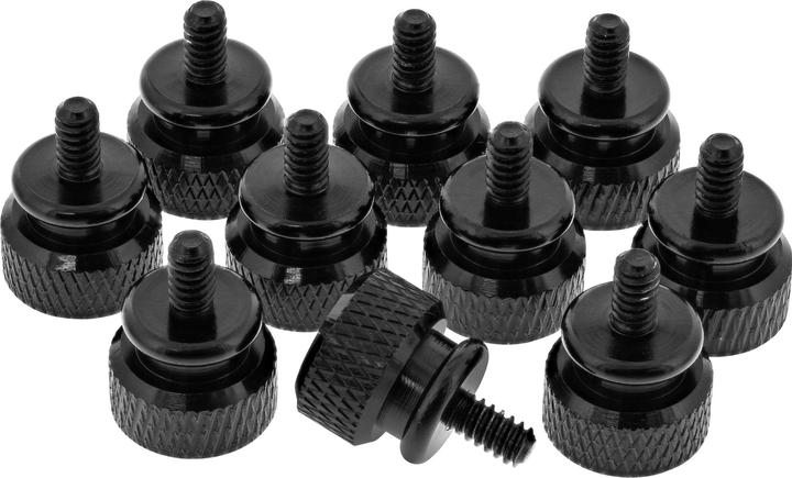 Image du produit Aquatuning Vis à oreilles pour le logement du bigpack noir (10 pièces)