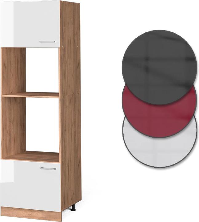Produktbild Vicco Mikrowellenschrank R-Line (60 x 57.5 x 207 cm)