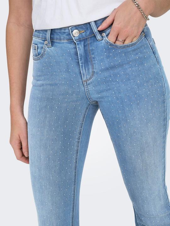 Produktbild Only ONLWAUW Mittlere Taille Ausgestellt Jeans Flared fit jeans (32)