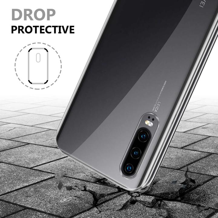 Actual product image Cadorabo TPU Hull 360 Degree Case (Huawei P30)