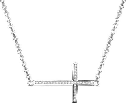 Produktbild Beneto Silver necklace with a cross AGS196 / 47 (L)