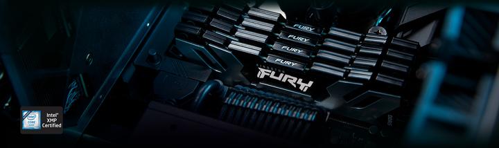 Produktbild Kingston 16GB 7600MT/s DDR5 CL38 DIMM FURY Renegade Silver XMP (1 x 16GB, 7600 MHz, DDR5-RAM, DIMM)