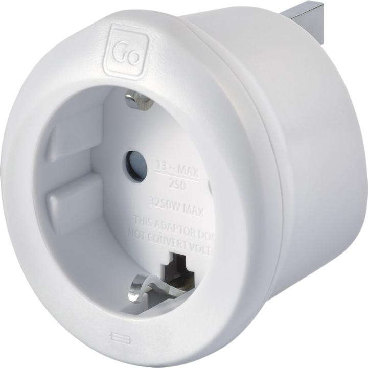 Actual product image Go Travel Adapter Europe-UK