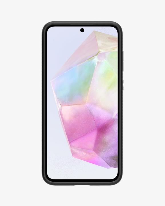 Actual product image Spigen Liquid Air Sam A35 5G czarny/matte black ACS07519 (Samsung Galaxy A35)