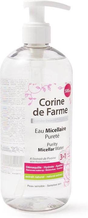 Actual product image Corine de Farme Purity micellar water (Powder, 500 ml)