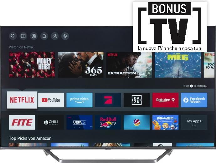 Immagine prodotto Hisense 55U7QF (55", U7QF, QLED, 4K, 2020)