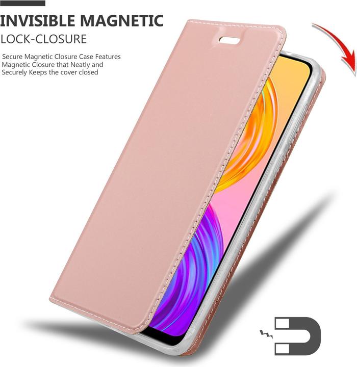 Image du produit Cadorabo Classy Book Housse pour Realme 8 4G / 8 PRO (Realme 8 Pro, realme 8)