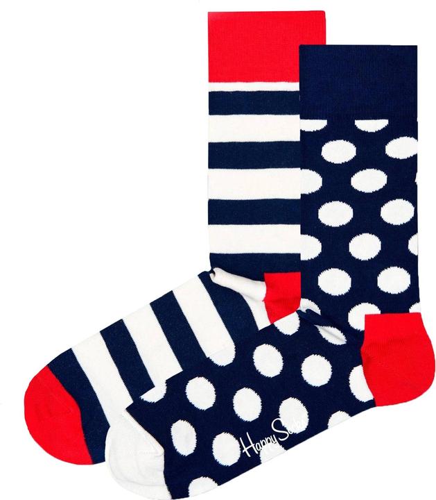Happy Socks Classic Big Dot (2er Pack, 41 - 46)