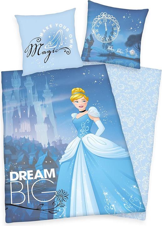 Herding La princesse de Disney (Set de linge de lit, 160 x 210 cm, 65 x 100 cm)