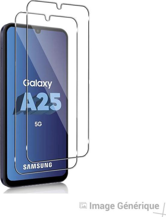 Actual product image Générique Tempered Glass For Samsung Galaxy A25 5G (9H, 0.33mm) Blister (1 Piece, Samsung Galaxy A25 5G)