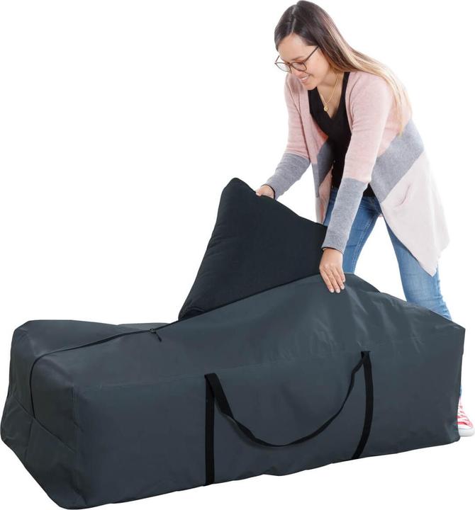 Immagine prodotto Keller Fahnen Blache für Gartenmöbelpolster, 125x50x37cm anthrazit 270 g/m2