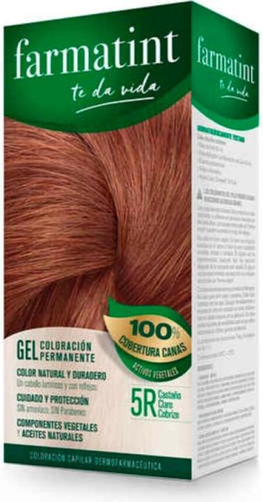 Image du produit Farmatint gel coloración permanente #5r-castaño claro cobriz (5r)