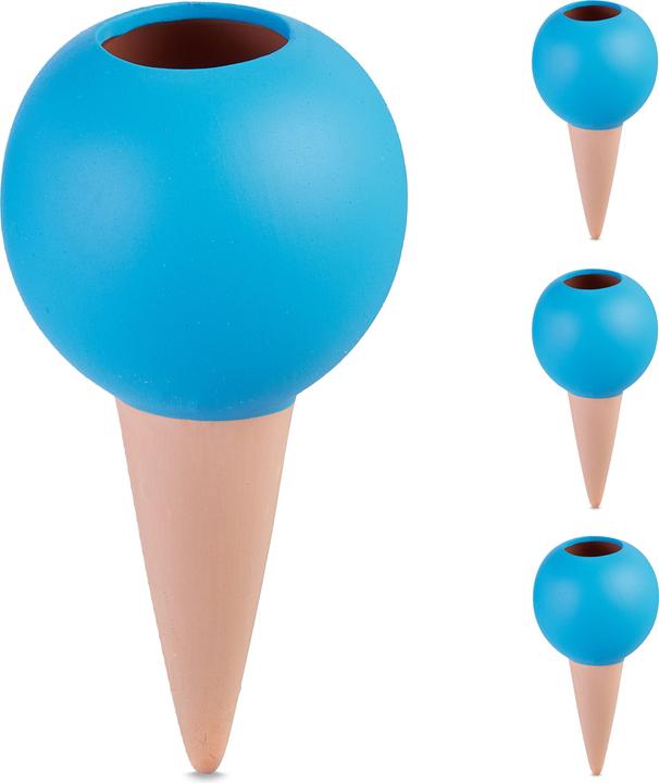 Actual product image Relaxdays 4x clay cone (Clay cone)