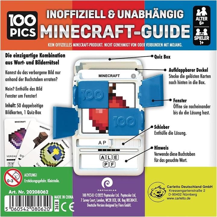 Image du produit 100 Pics PICS Minecraft non officiel (Allemand)