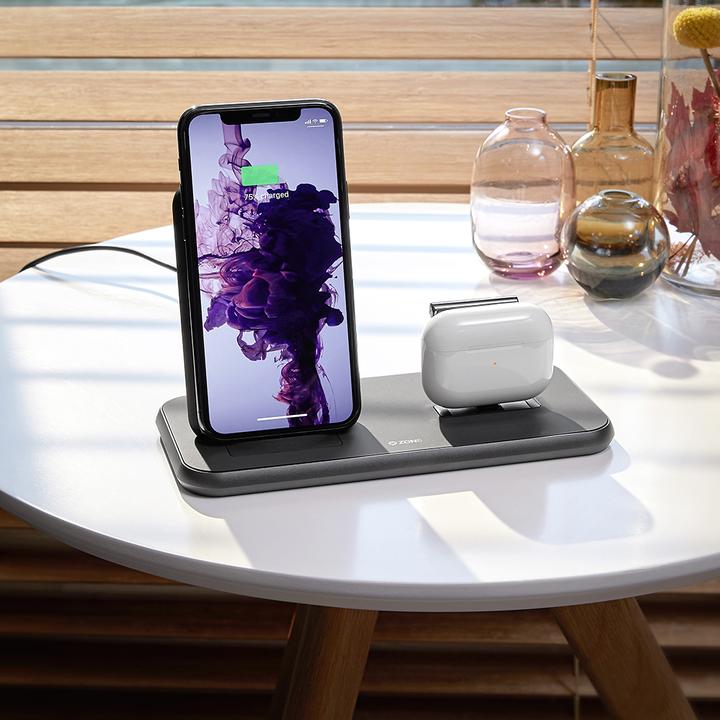 Produktbild Zens Aluminium Dual Wireless Charger + Dock (20 W)