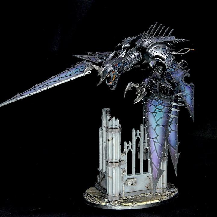 Actual product image Games Workshop Warhammer 40k - Space Marine du Chaos Heldrake (Plastic)