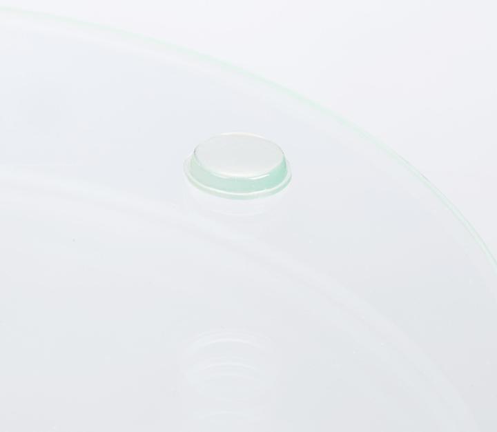 Actual product image Relaxdays Swivel Glass Cake Stand