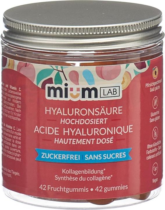 Image du produit Mium Lab Vitamingummis Hyaluronsäure (42 pièce(s), Gummies, 172 g)