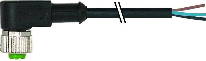 Actual product image Murr Elektronik 7000-12321-6130150 Sensor/actuator connector, unassembled 1.50 m Number of poles: 3 1 pc.