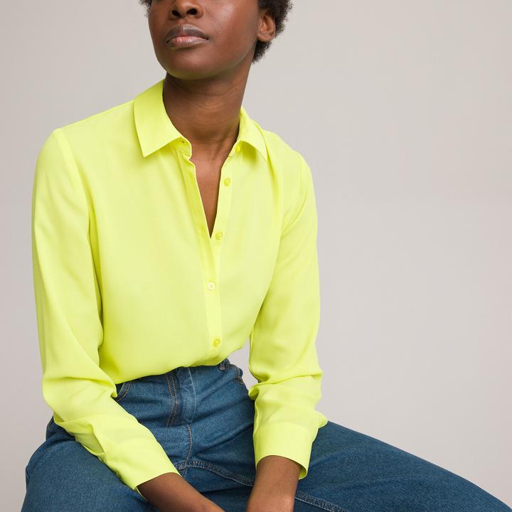 Image du produit La Redoute Collections Blouse à manches longues (40)