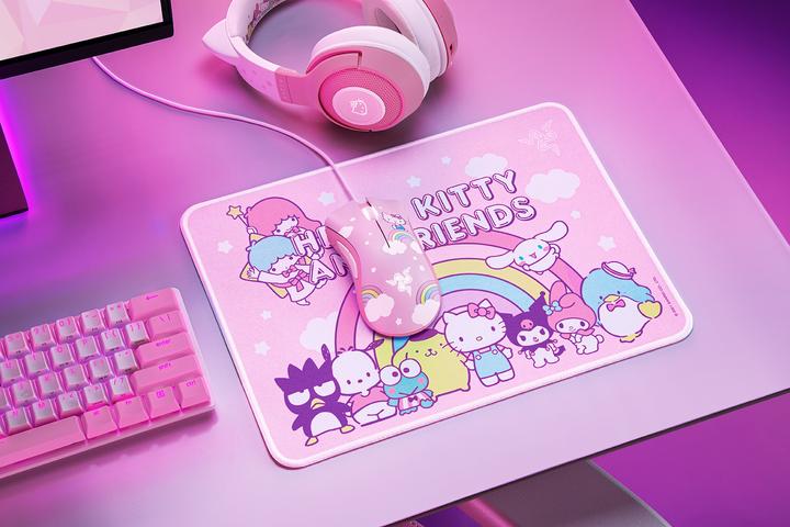 Produktbild Razer DeathAdder Essential + Goliathus Speed Bundle (Hello Kitty Edition) (Kabelgebunden)