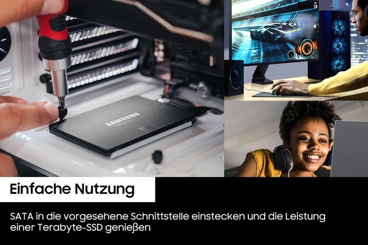 Actual product image Samsung 870 EVO (4000 GB, 2.5")