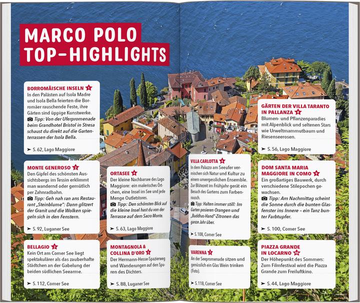 Immagine prodotto Reiseführer Oberitalienische Seen, Lago Maggiore, Luganer See, Comer See (Tedesco, Jörg Steiner, Stefanie Claus, 2024)