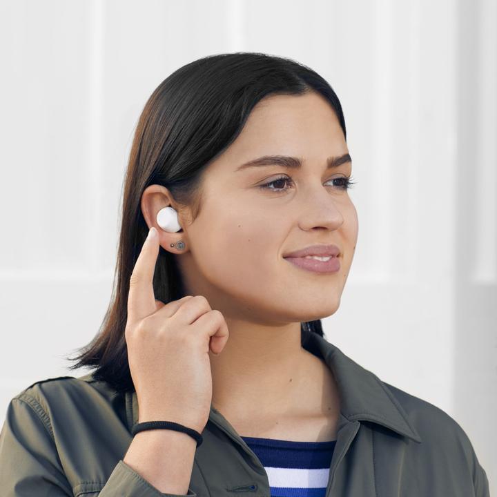 Immagine prodotto Thomson WEAR7701W Cuffie Bluetooth®, In-Ear, True Wireless, Microfono, Bianco (4 h, Senza fili)