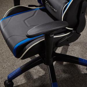 Image du produit X Rocker Chaise de jeu eSports compacte Agility JR Noire/Bleue