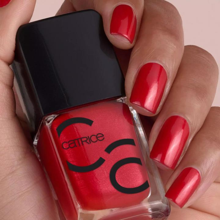 Image du produit Catrice ICONAILS vernis à ongles (166 Say It In Red, Vernis à ongles effet gel)