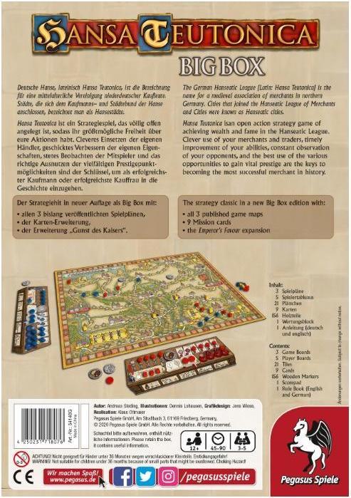 Produktbild Pegasus Hansa Teutonica Big Box (Deutsch, Englisch)
