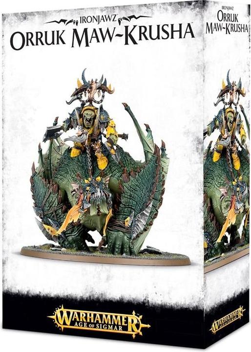 Actual product image Games Workshop Warhammer AoS - Ironjawz Megaboss sur Maw-krusha